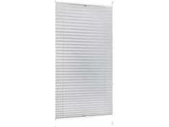 Thermo-Spannplissee Toledo 75 cm x 130 cm Hellgrau