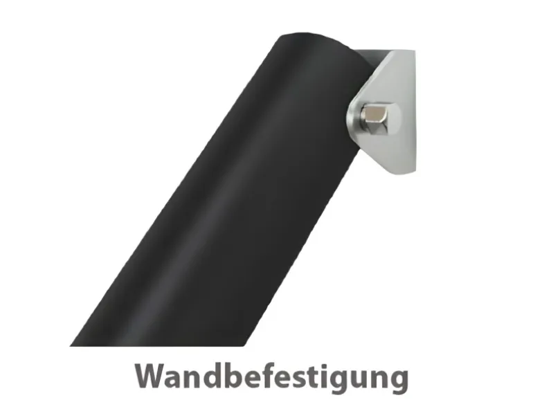 Treba Eingangsgeländer GA6 Bodenmontage 1.150 mm Aluminium-Schwarz