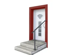 Treba Eingangsgeländer GA5 Bodenmontage 115 cm Aluminium Anthrazit