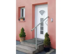 Treba Eingangsgeländer GA1 Seitliche Montage 115 cm Aluminium Eloxiert