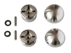 Treba Kugelgelenk E83 mit Ringadapter und Rohrkupplung V2A Edelstahl