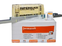 Trennwand-Komplettpaket mit Gipsfaserplatten 12,5 mm