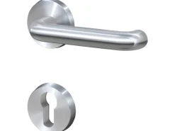Türgriff-Set für Holz-Türen Innen Edelstahl