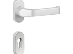 Türgriff-Set für Kunststofftüren Innen Weiß