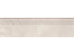 Trittstufe Denver Feinsteinzeug Glasiert Matt Weiß 30 cm x 120 cm