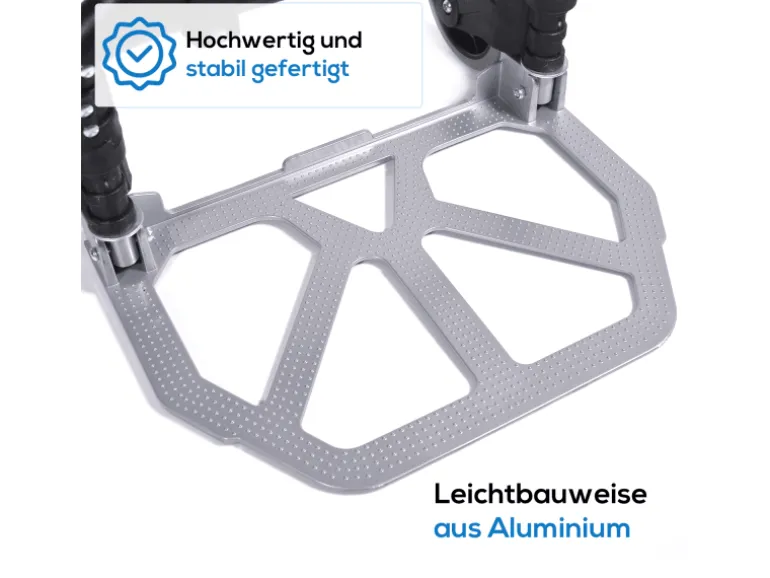 Tronitechnik Sackkarre Handkarre Klappbar Transportkarre Bis 80Kg Klappwagen - Vollgummireifen Hoehenverstellbar