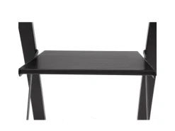 TRUTZHOLM Alu Trittleiter 2 Stufig Klappbar Handlauf 150kg Anti Rutsch Trittflächen TÜV GS Schwarz