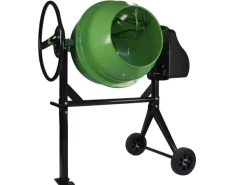 TRUTZHOLM Betonmischer 140L Fassungsvermögen 550 W 30 U Min Zahnräder aus Guss