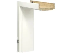 Türzarge Brillant Soft Siraweiß 198,5 cm x 86 cm x 10 cm DIN Rechts