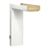 Türzarge GL22R CPL Esche Pore Weiß 86 cm x 198,5 cm x 14,5 cm Anschlag R