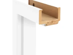 Türzarge RAL 9003 Weiß lackiert 86 cm x 198,5 cm Wandstärke 14-16 cm Anschlag R