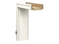 Türzarge Weiß lackiert ähnl. RAL9016 profiliert 73,5 cm x 198,5 cm x 12,5 cm Li