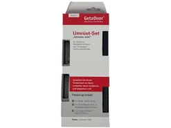 Türzubehör Umrüstset für Zimmertüren und Türzargen Bänder Farbe Schwarz-Matt