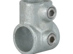 T-Stück 90° Silber verzinkt für Stahlrohr Ø 2,7 cm