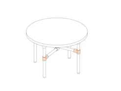 T-Stück 90° Silber verzinkt für Stahlrohr Ø 2,7 cm