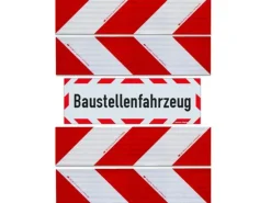 UvV Kfz-Warnmarkierung Magnet 4x564mm & Baustellenfahrzeug 45x15cm 3M 3410