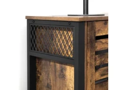 Vasagle Aufbewahrungsschrank 110 cm x 33 cm x 75 cm Braun-Schwarz