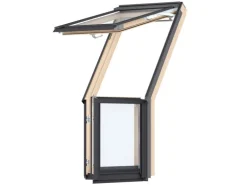 Velux Dachbalkon-Unterteil Fest Klar Lackiert 109 cm x 78 cm