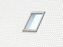 Velux Eindeckrahmen EDB CK04 0000 Biberschwanz Doppeldeckung 55 x 98 cm