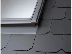 Velux Eindeckrahmen Schiefer Schichtstück 140 cm x 78 cm Anthrazit