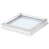 Velux Flachdachfenster Kunststoff Isolierglas Fest 80 cm x 80 cm Weiß
