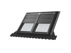 Velux Hitzeschutz-Markise Elektrisch Solar & Verdunkelung SSS YK97 0000S Schwarz