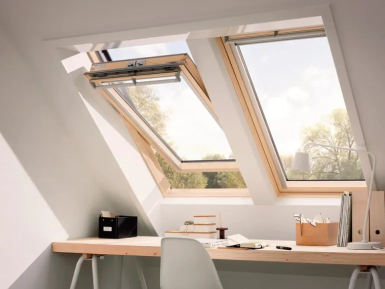Velux Schwingfenster Holz 78 cm x 140 cm GGL MK08 3070