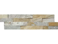 Verblender Quarzit Beige Mix 15 cm x 60 cm