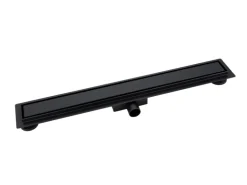 Verosan+ Duschrinnen-Komplettset Lech 70 cm Matt-Schwarz