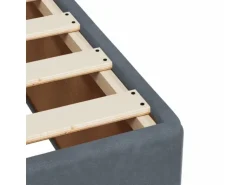 vidaXL Bettgestell Dunkelgrau 200x200 cm Samt Modell 42107093