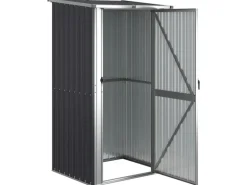 vidaXL Geräteschuppen Anthrazit 118,5x97x209,5 cm Verzinkter Stahl 1038305