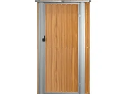 vidaXL Geräteschuppen Braun 118,5x97x209,5 cm Verzinkter Stahl 1038306