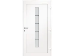 vidaXL Haustür Aluminium und PVC Anthrazit 100x200 cm 3056812