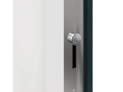 vidaXL Haustür Anthrazit PVC 3385778