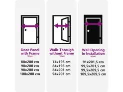 vidaXL Haustür Anthrazit PVC 3385778