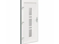 vidaXL Haustür Anthrazit PVC 3385818