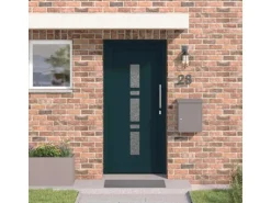 vidaXL Haustür Anthrazit PVC 3385781