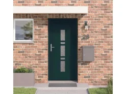 vidaXL Haustür Anthrazit PVC 3385817