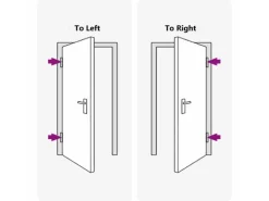 vidaXL Haustür Anthrazit PVC 3385815