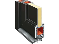 vidaXL Haustür Anthrazit PVC 3385816