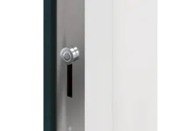 vidaXL Haustür Anthrazit PVC 3385780