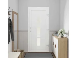 vidaXL Haustür Anthrazit PVC 3385780