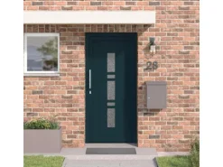 vidaXL Haustür Anthrazit PVC 3385776