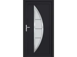 vidaXL Haustür Anthrazit 88x200 cm PVC 3187873