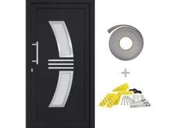 vidaXL Haustür Anthrazit 108x200 cm 3057573