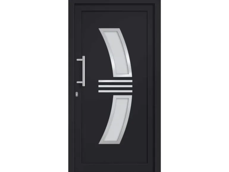 vidaXL Haustür Anthrazit 108x200 cm 3057573