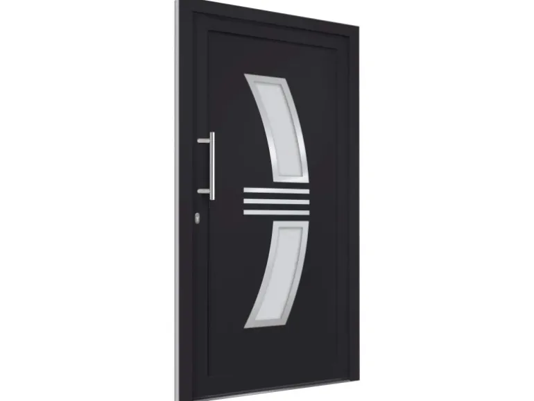 vidaXL Haustür Anthrazit 108x200 cm 3057573