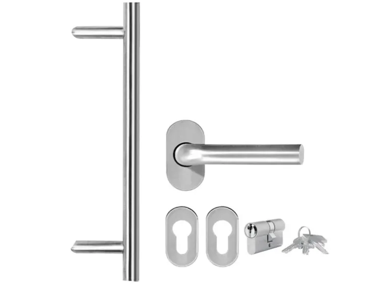 vidaXL Haustür Anthrazit 108x200 cm 3057573