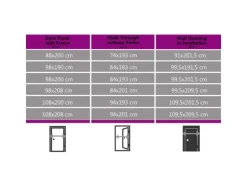 vidaXL Haustür Anthrazit 108x200 cm PVC 3187939