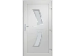 vidaXL Haustür Anthrazit 108x200 cm PVC 3187939